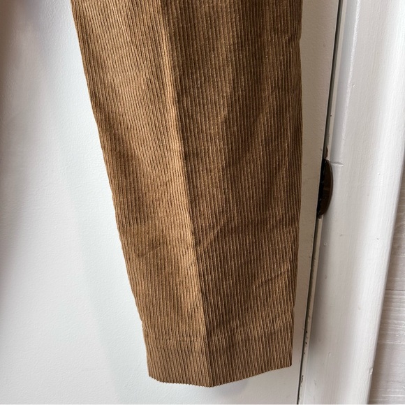 New COS Pleated Cotton Corduroy Trousers - Picture 7 of 15